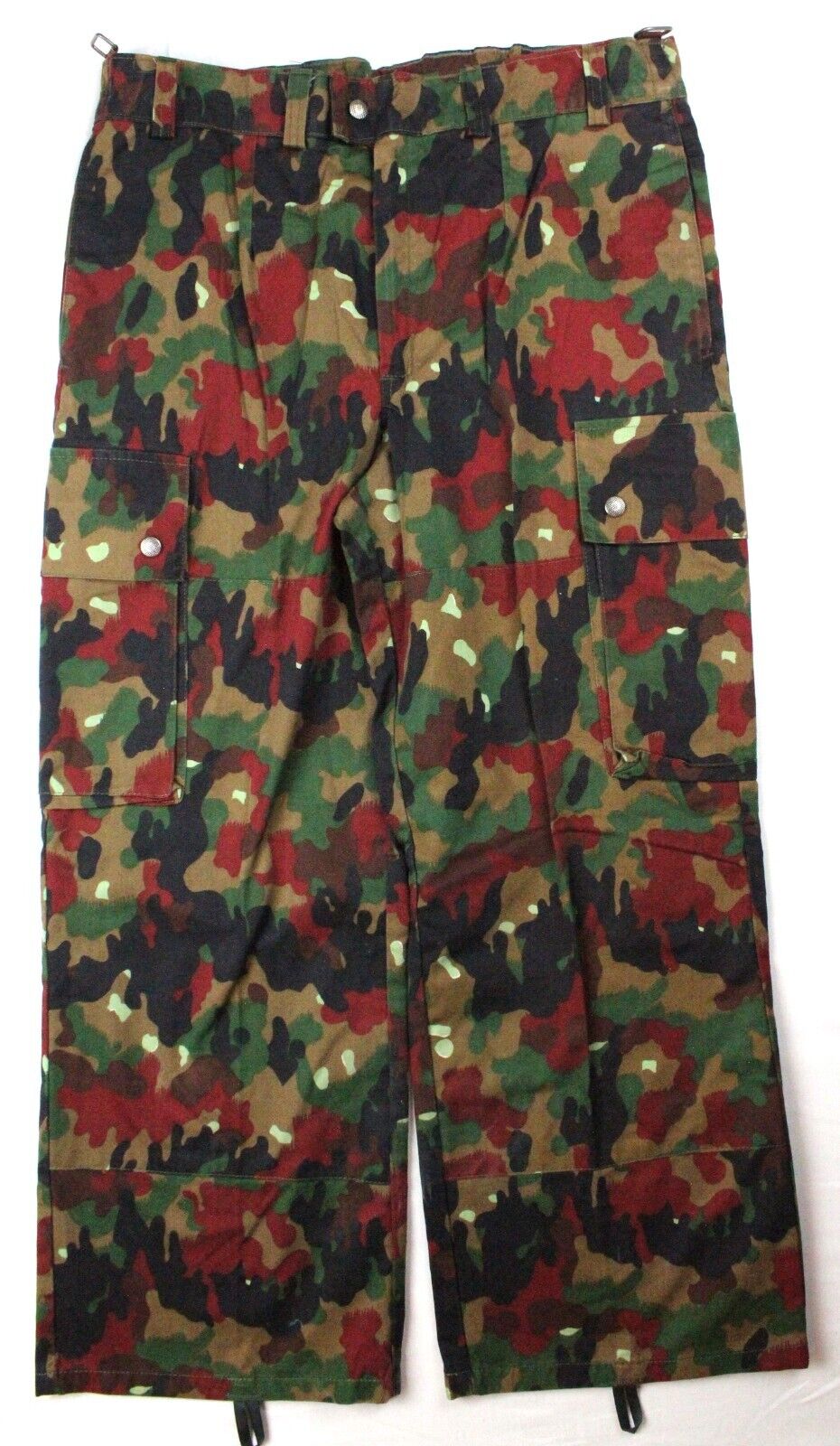 Vintage German Military Flecktarn Camo Cargo Trousers Pants Measures 36x28
