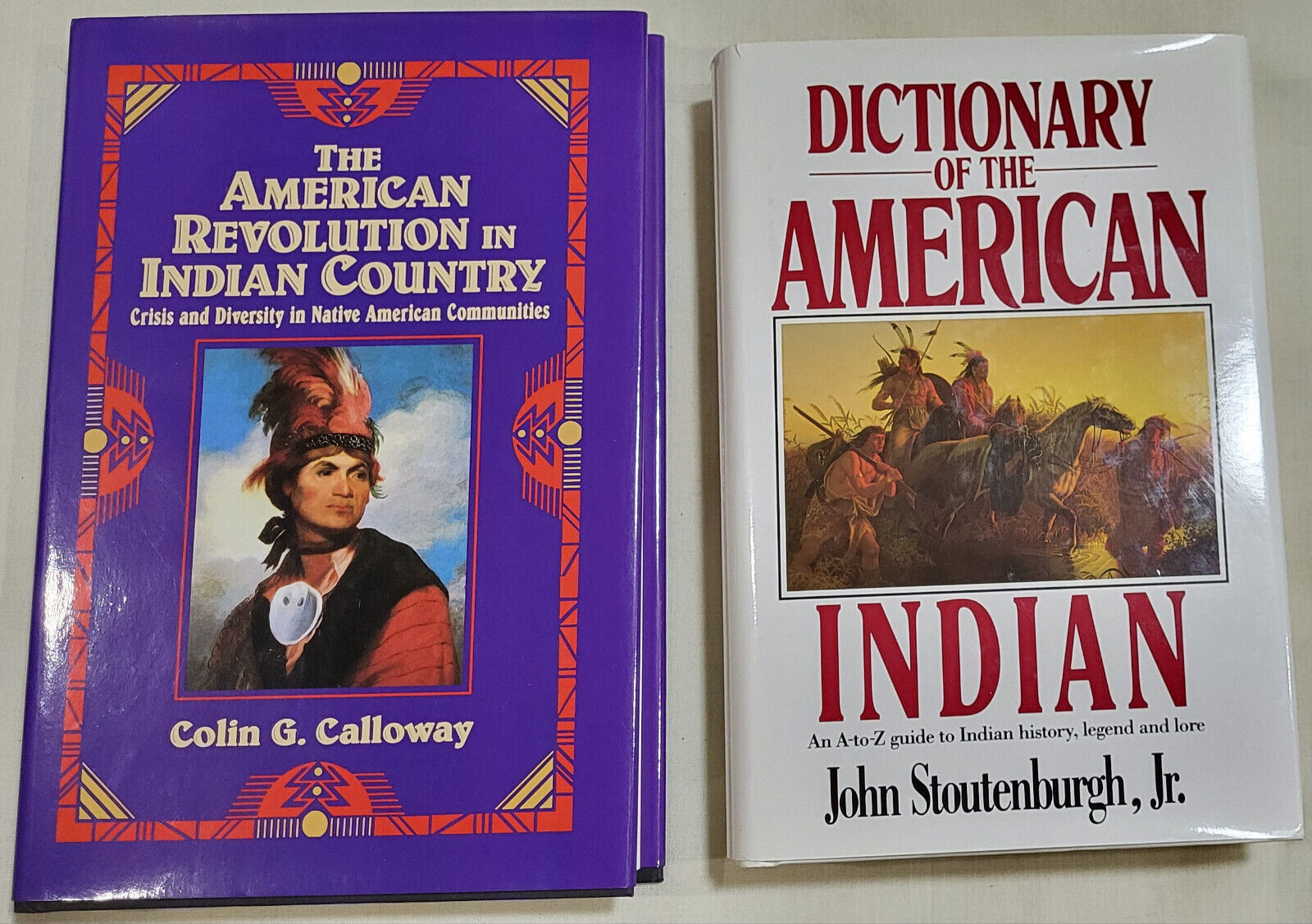 Lot of 2 * Dictionary of American Indian * American Revolution in Indian Country