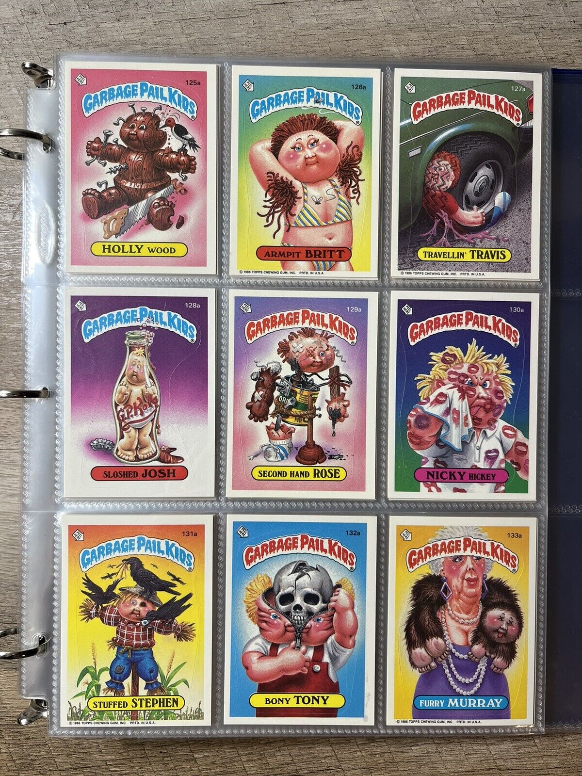1986 TOPPS GARBAGE PAIL KIDS Series 4 OS4 GPK Glossy Complete Set 80 Base Cards