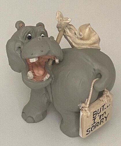 Hippo Figurine Simson Giftware Big But-Hippo  \