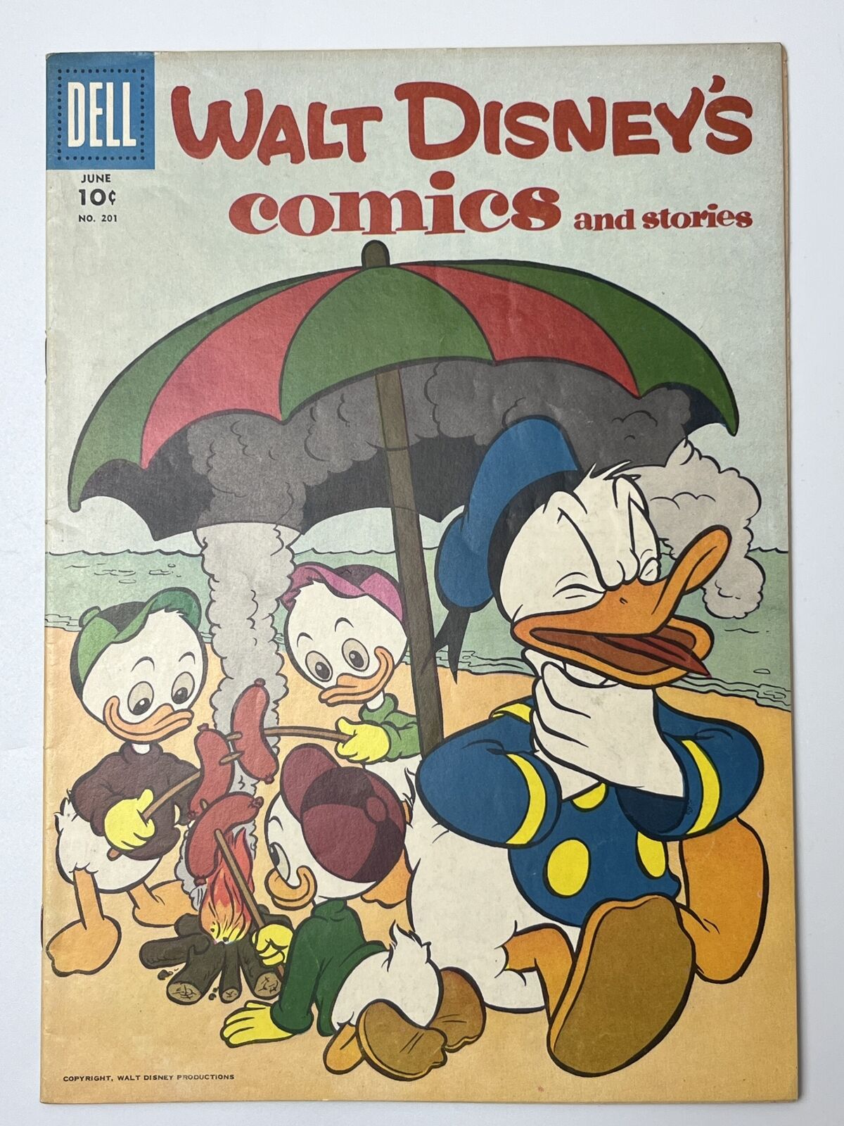 Walt Disney's Comics and Stories #201 (1957) in 5.5 Fine-