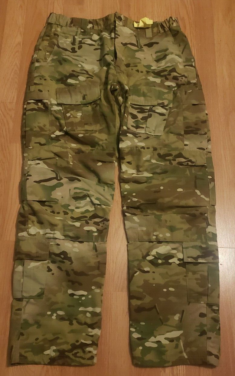 USGI US Army Multicam OCP BDU Scorpion Camo Combat Pants Trousers 36/34