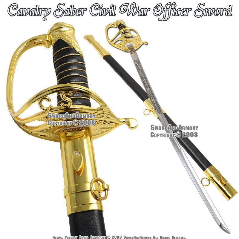 CSA Military 1860 Light Cavalry Army Saber Civil War Confederate Officer Sword
