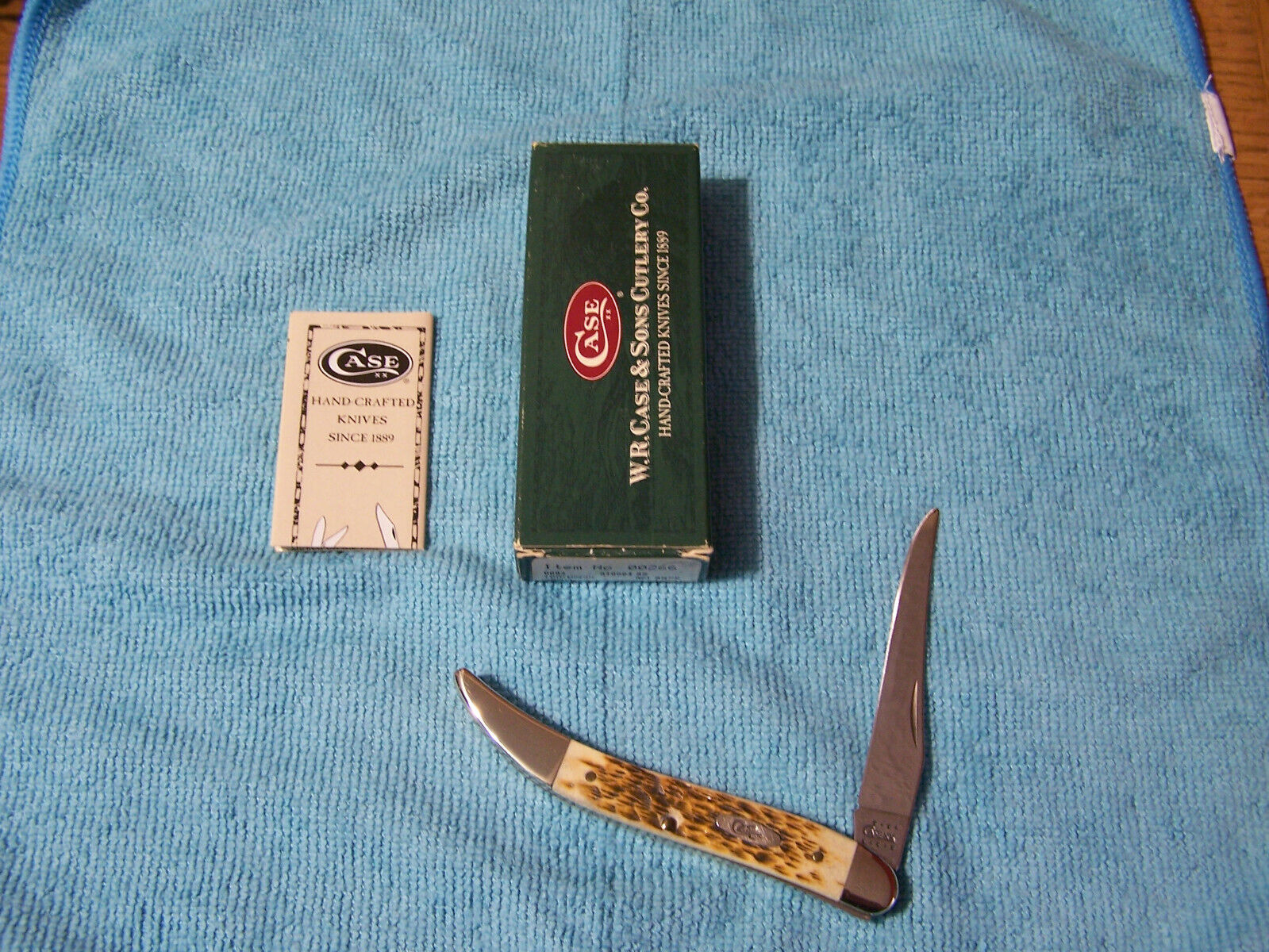 Vintage 2001 Case XX 610094 SS Amber Toothpick Knife