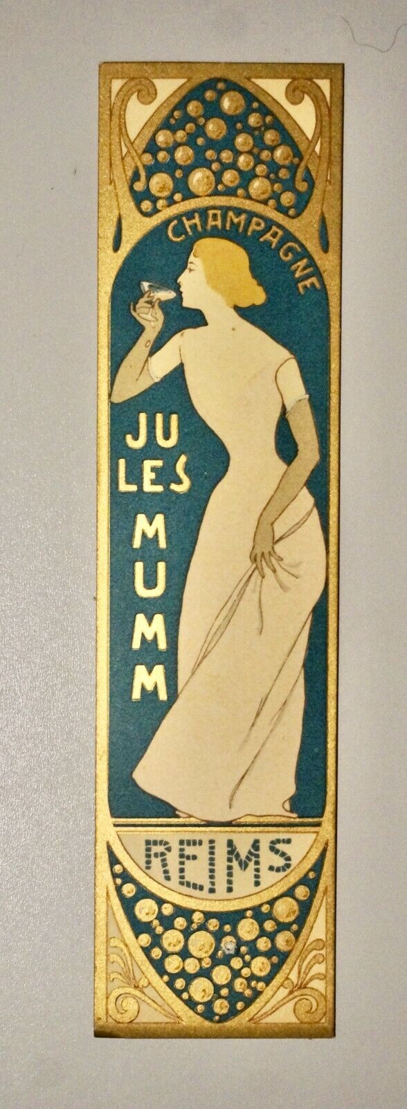 JULES MUMM CHAMPAGNE-BRAND PAGE-ADVERTISING-MAURICE REALIER-DUMAS-1895