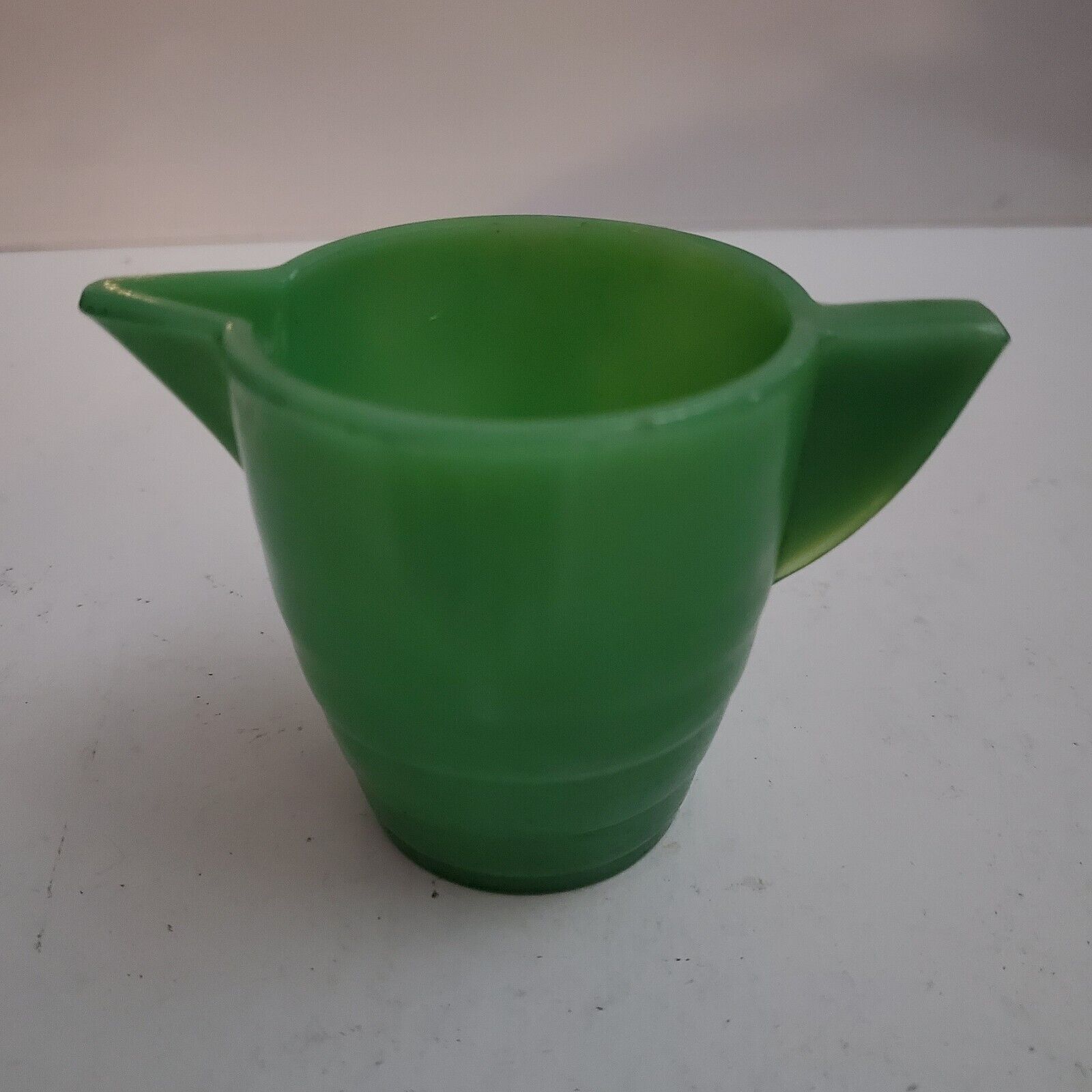 Antique Deco Green Jadeite Creamer without Lid Mini from Tea Set