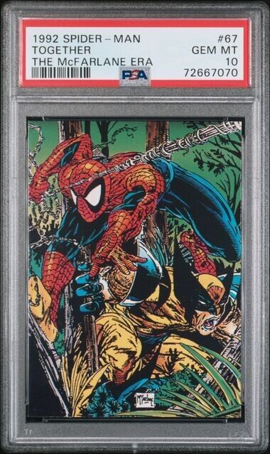 1992 Spider-Man McFarlane Era Together #67 PSA 10 Wolverine