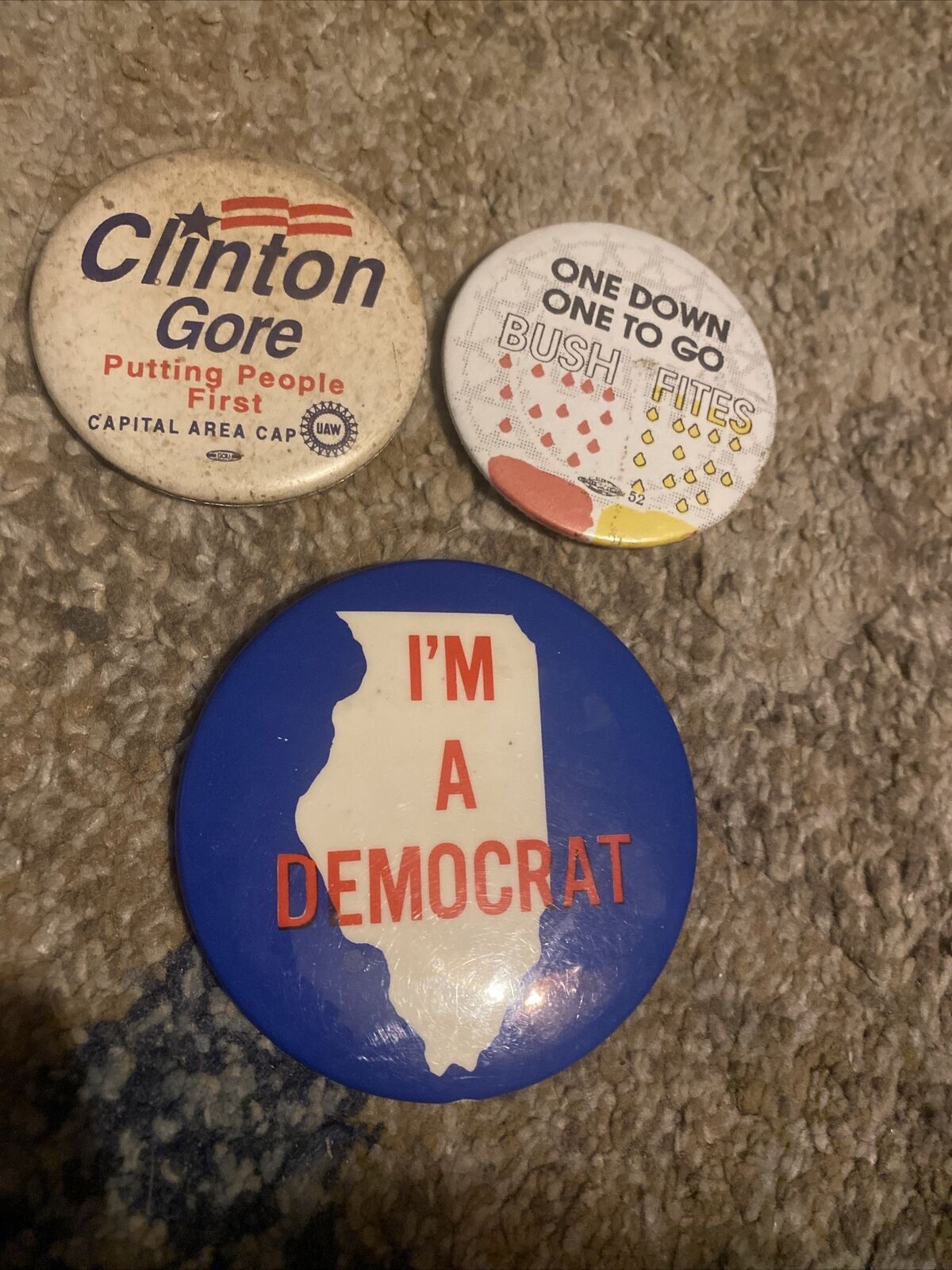 Vintage Democrat Buttons