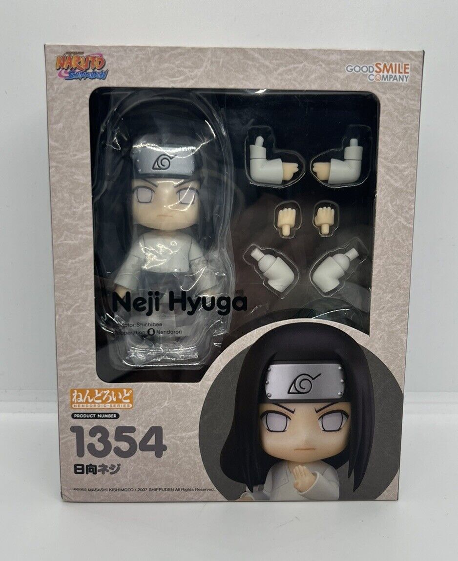 NEW 1354 Naruto Shippuden Neji Hyuuga Hyuga Nendoroid Figure Good Smile Company