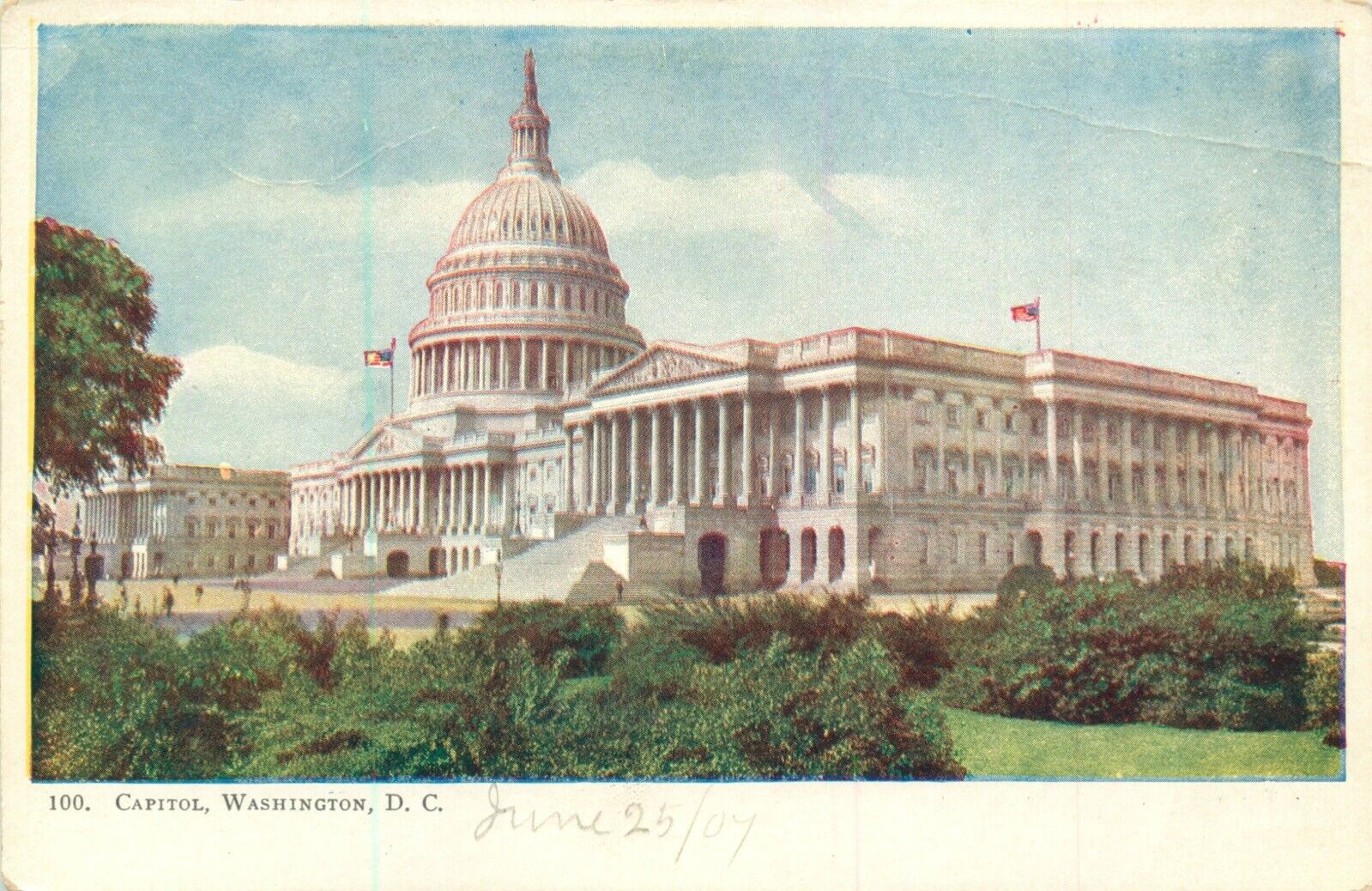 The Capitol, Washington D.C. Vintage Postcard