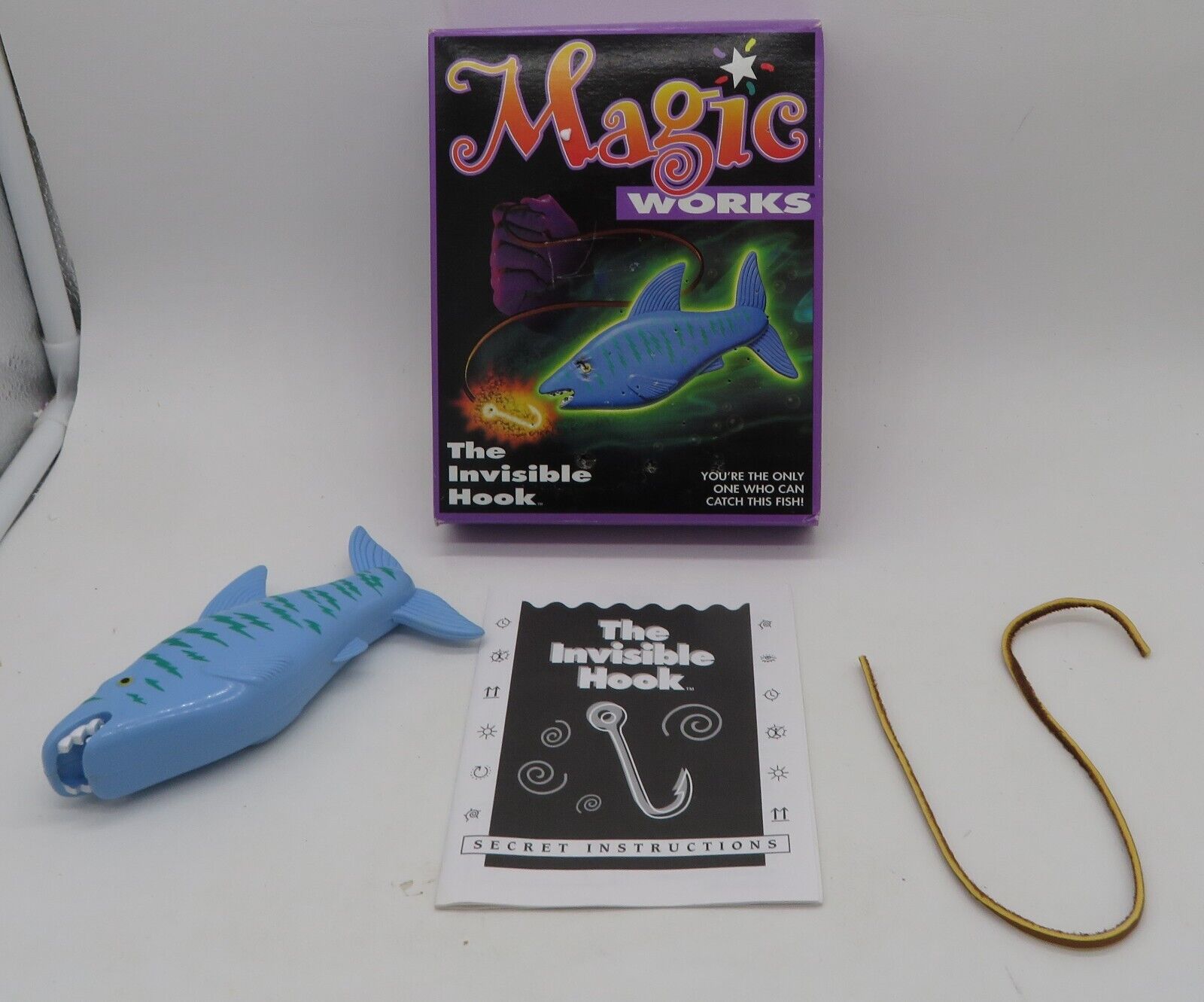 Vintage 1995 Milton Bradley Magic Works The Invisible Hook Tenyo