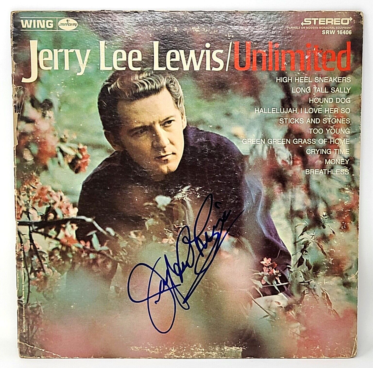JERRY LEE LEWIS Signed Autographs \