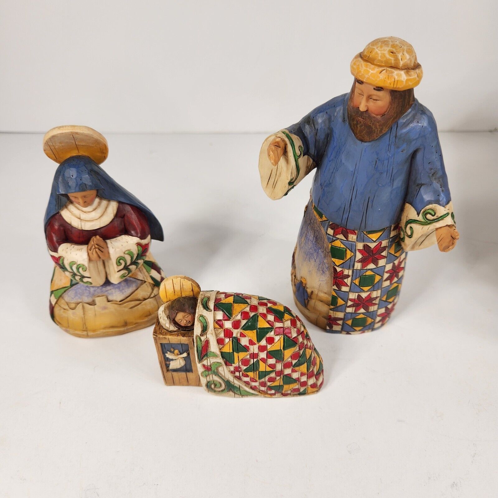 Jim Shore Heartwood Creek Nativity Figures Joy to the World Holy Family 113254 
