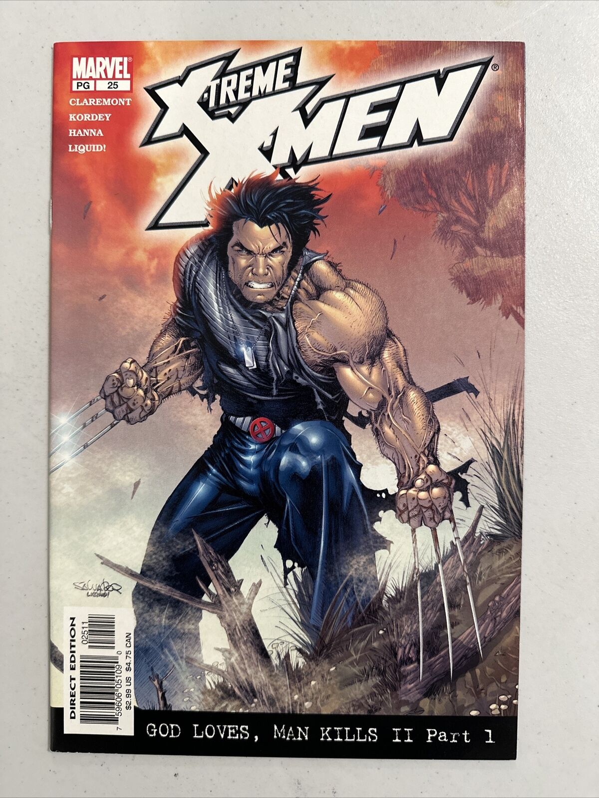 X-Treme X-Men #25 Marvel Comics HIGH GRADE COMBINE S&H