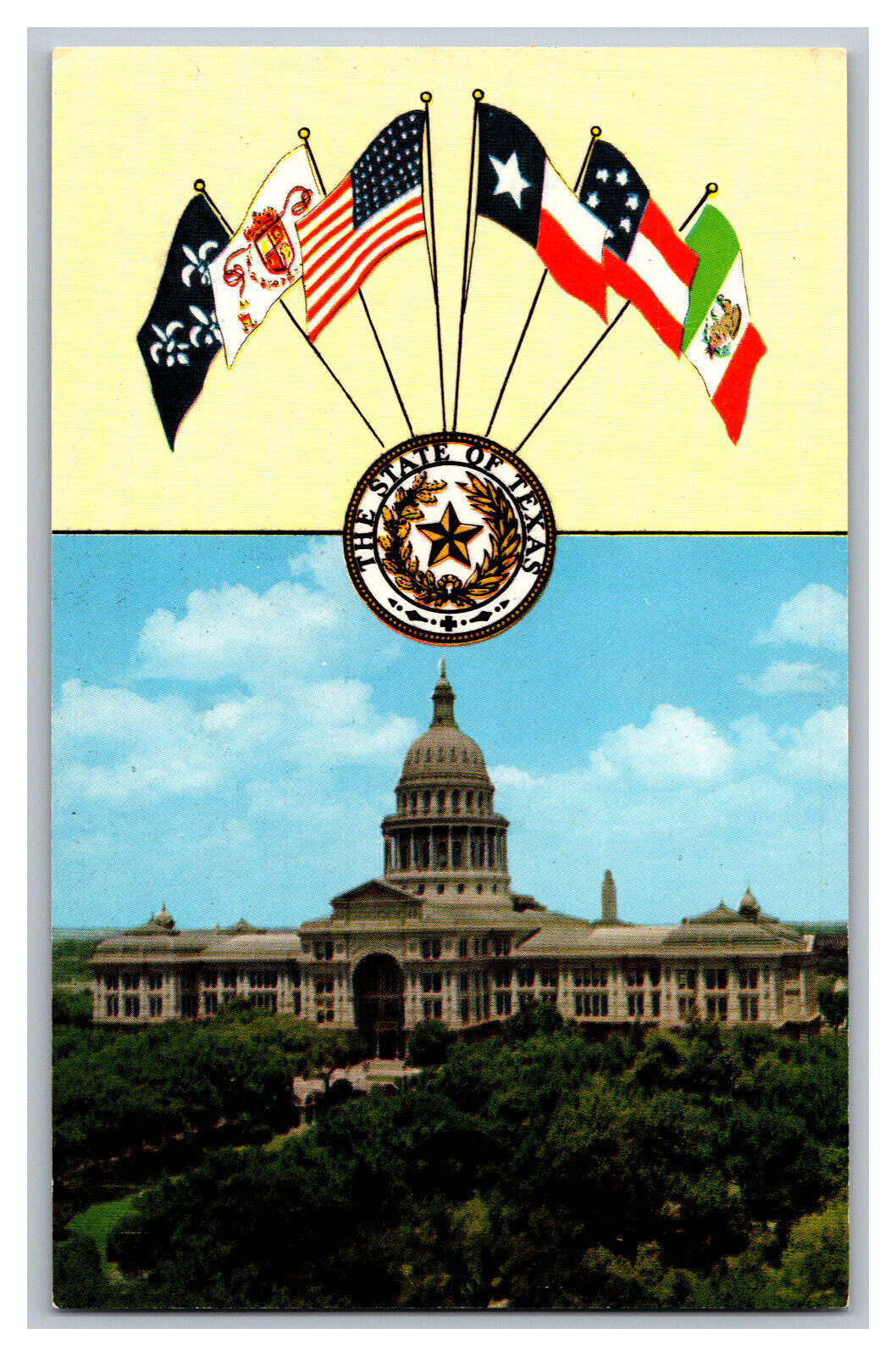Vintage Postcard TX Texas State Capitol Austin