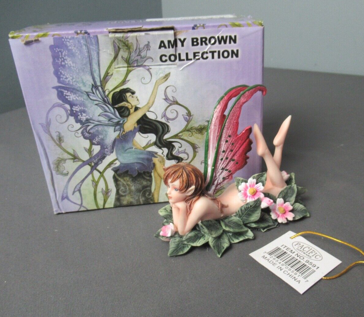 NIB Amy Brown PRIMOSE Faery Fairy Figurine - Pacific Giftware #9591 - c4 sb