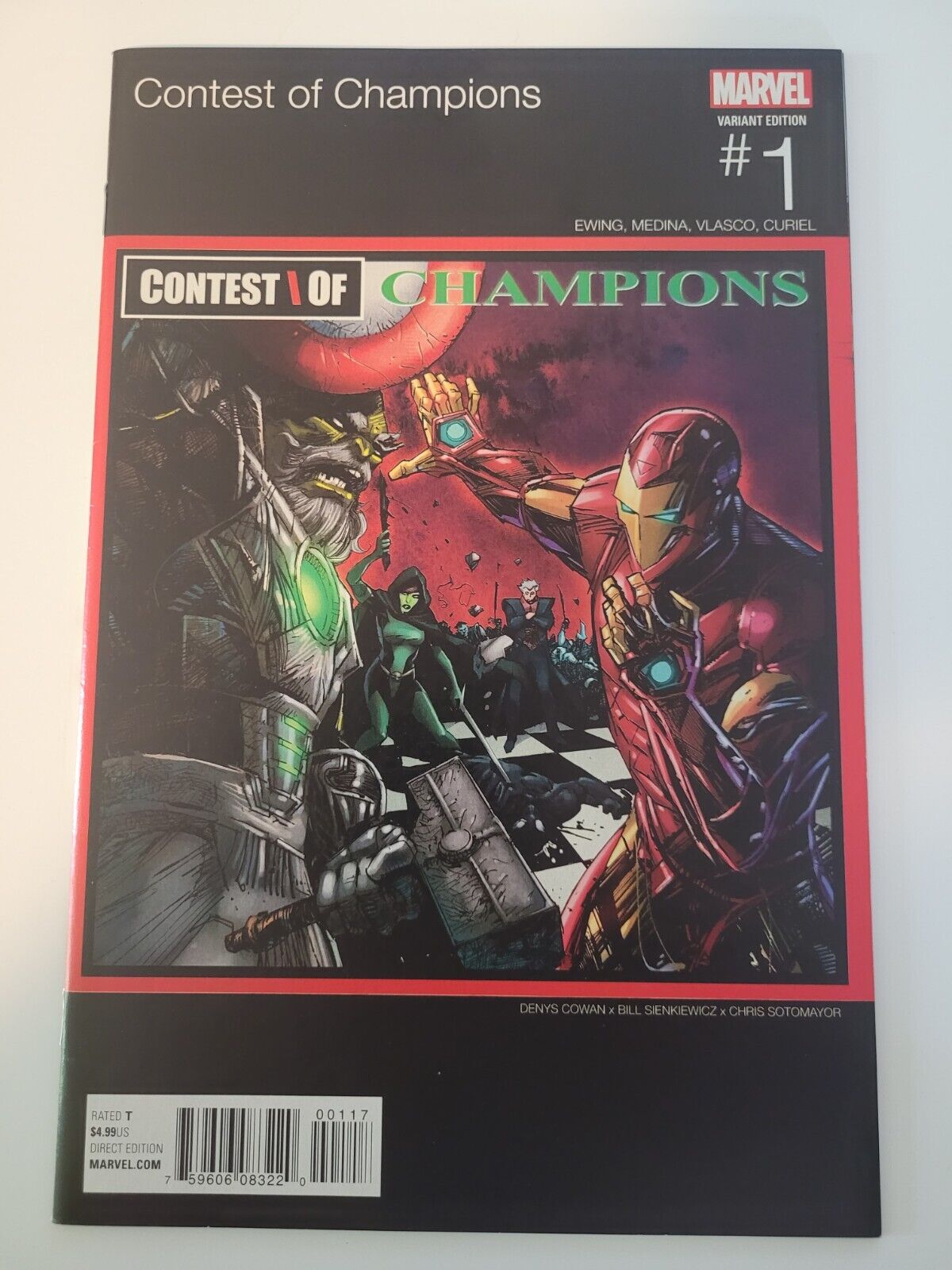 Contest of Champions #1 (2015) - Marvel Comics - Hip Hop Variant Liquid Swords 