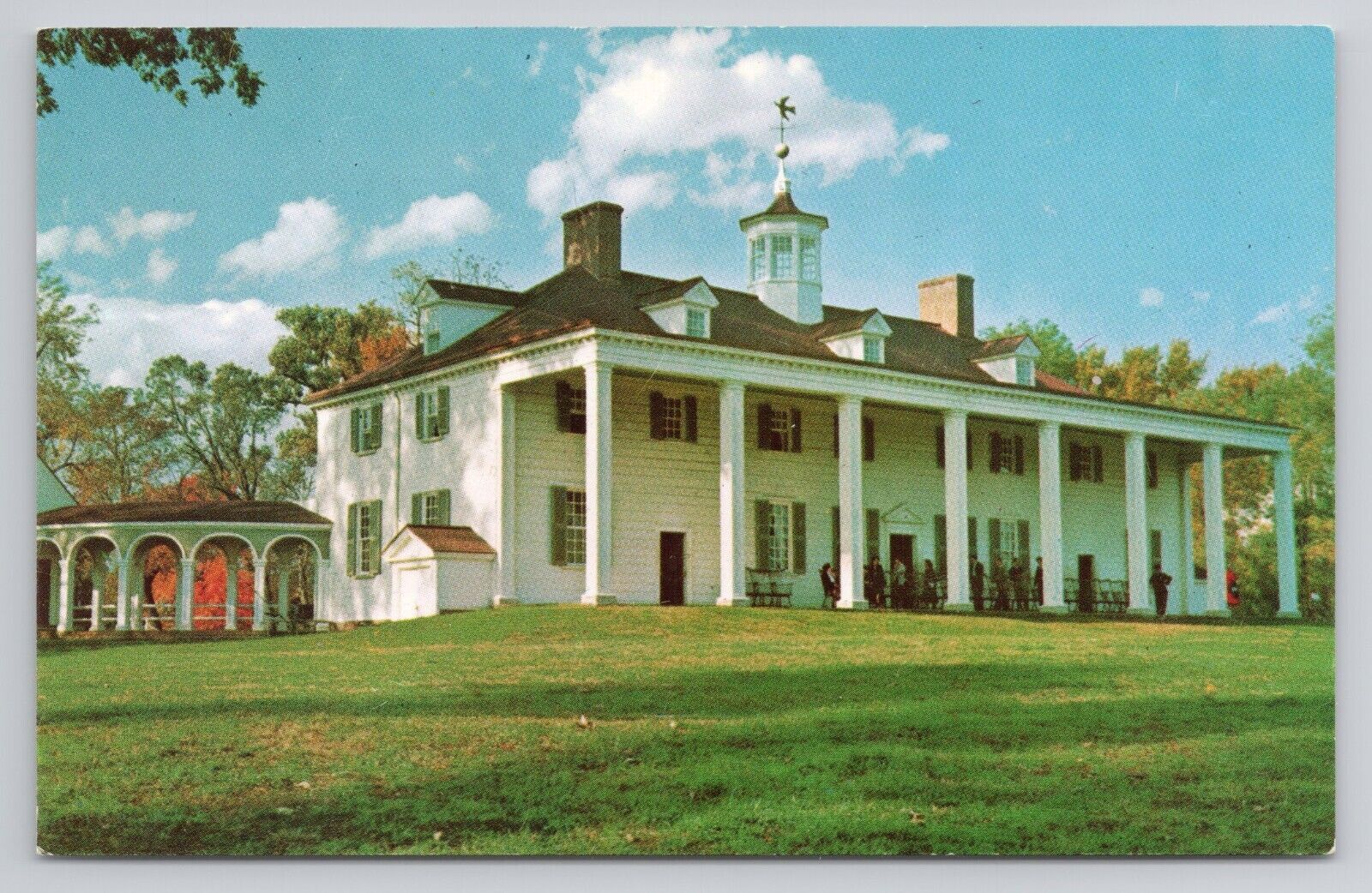 George Washington\'s Home, Mount Vernon Chrome Postcard 1305