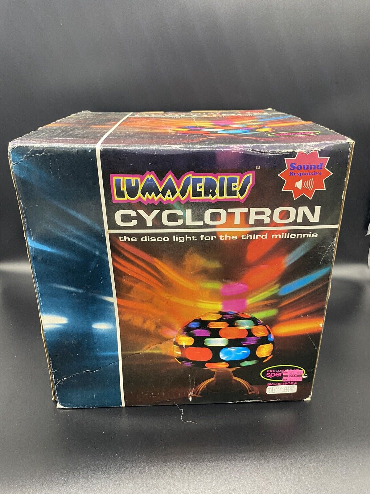 NEW Vtg 80s Lumaseries Cyclotron  Disco Light  Third Millennia Mushroom 12”