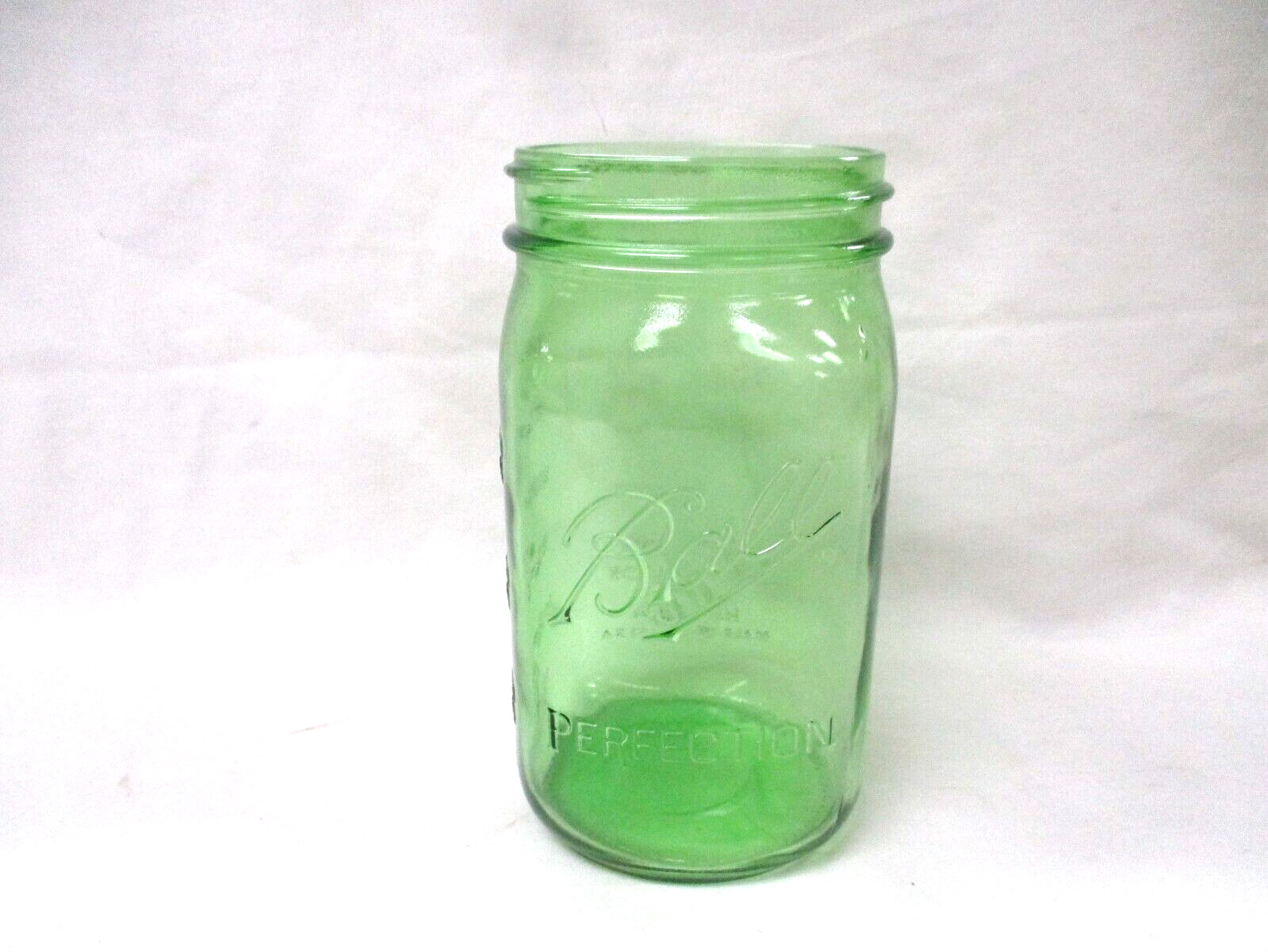 Ball Perfection Green Mason Wide Jar Quart 1913-1915 100 YR American Heritage W