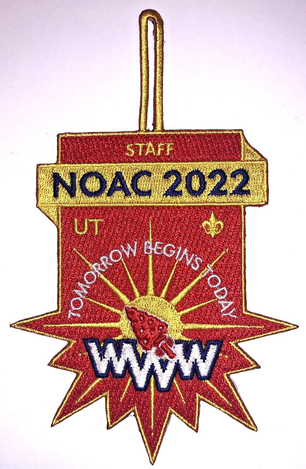 2022 Official Staff Patch with Dangle NOAC Order of the Arrow Conference MINT