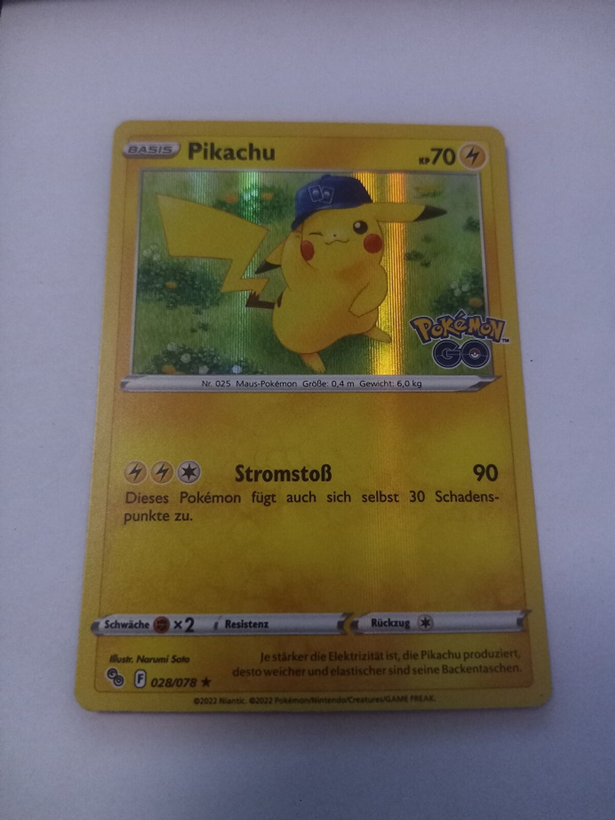 Pikachu - 028/078 - Pokemon TCG - German - NM
