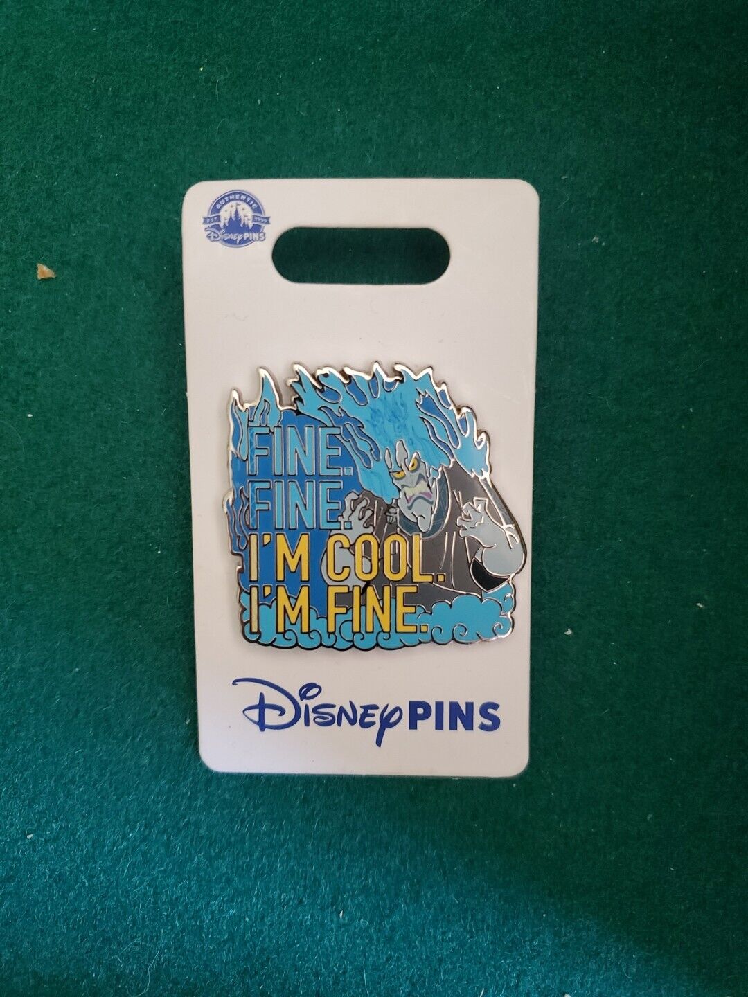 Hades Fine. Fine. I'm Cool. I'm Fine. Hercules Disney Pin 154392
