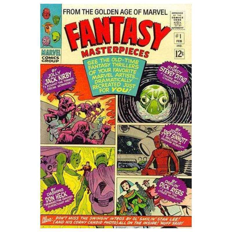 Fantasy Masterpieces (1966 series) #1 in VF minus condition. Marvel comics [p;