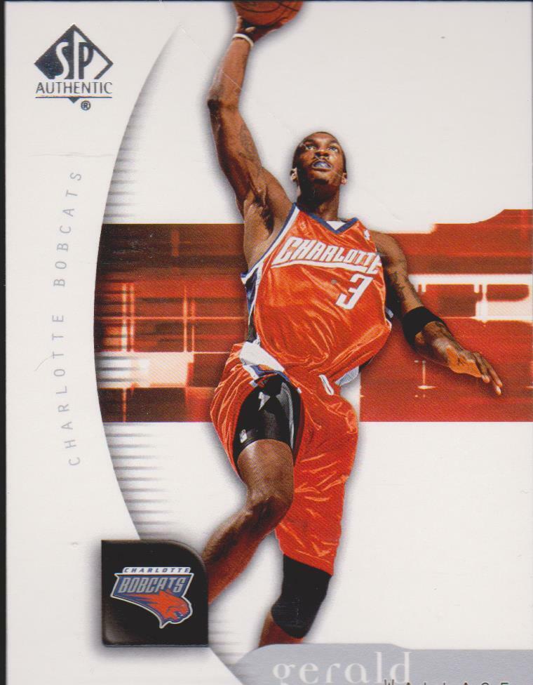 2005/06 sp authentic # 9 gerald wallace