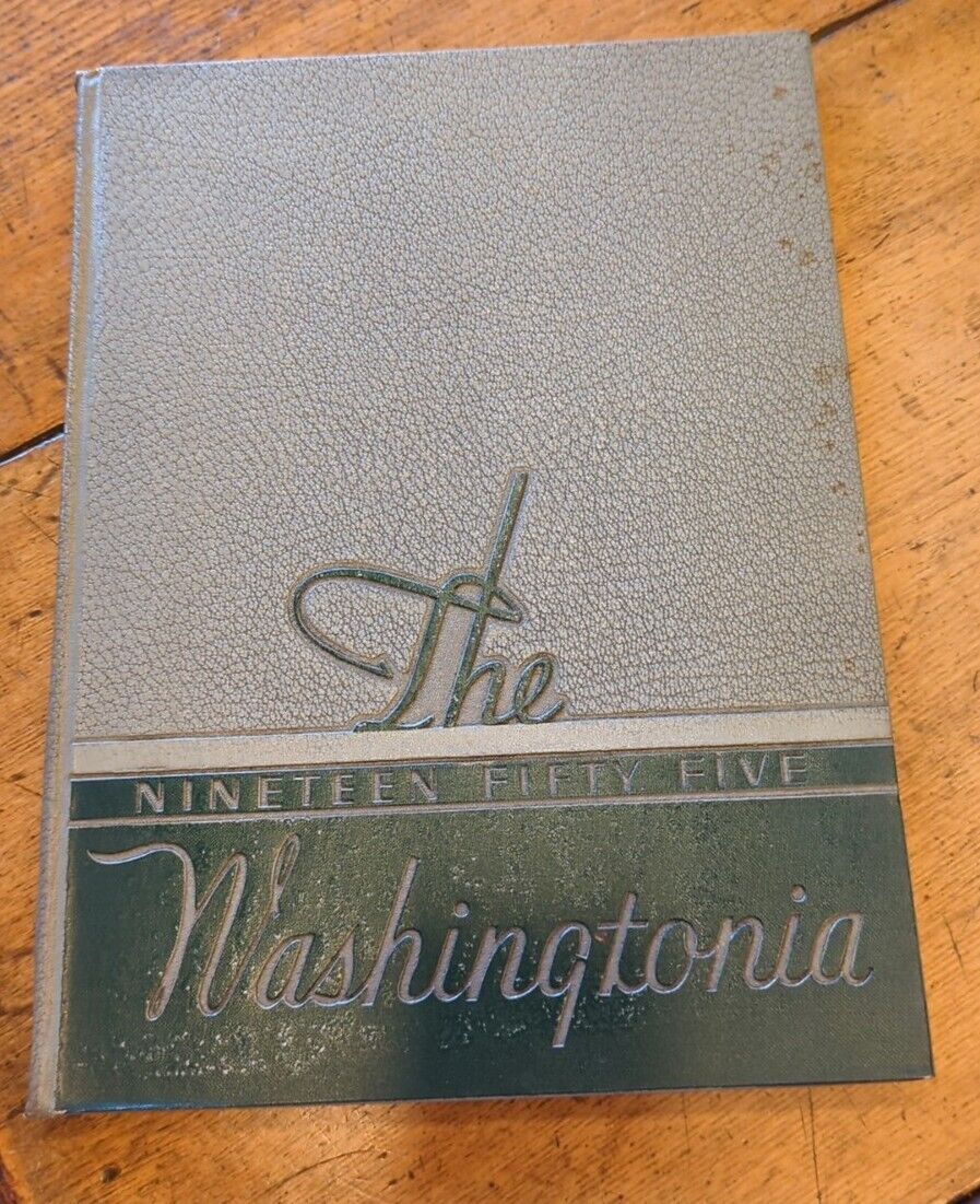 Vintage 1955 The Washingtonia Washington State Teachers College Yearbook 