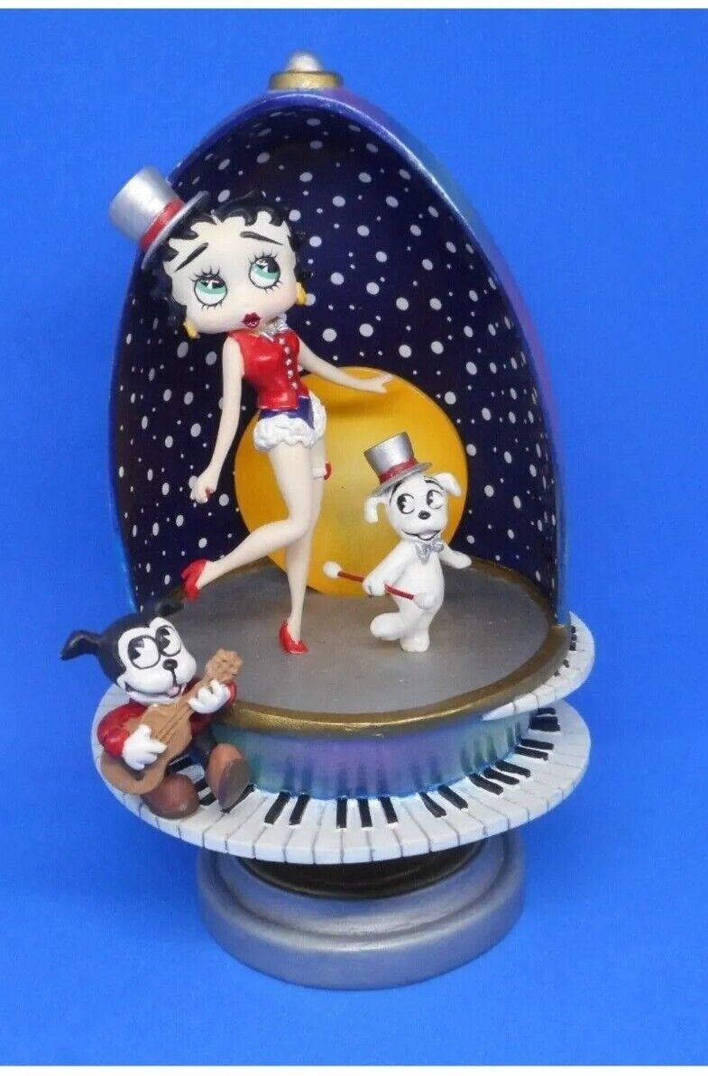 1999 Limited Edition The Danbury Mint Betty Boop Boopin The Night Away Figurine