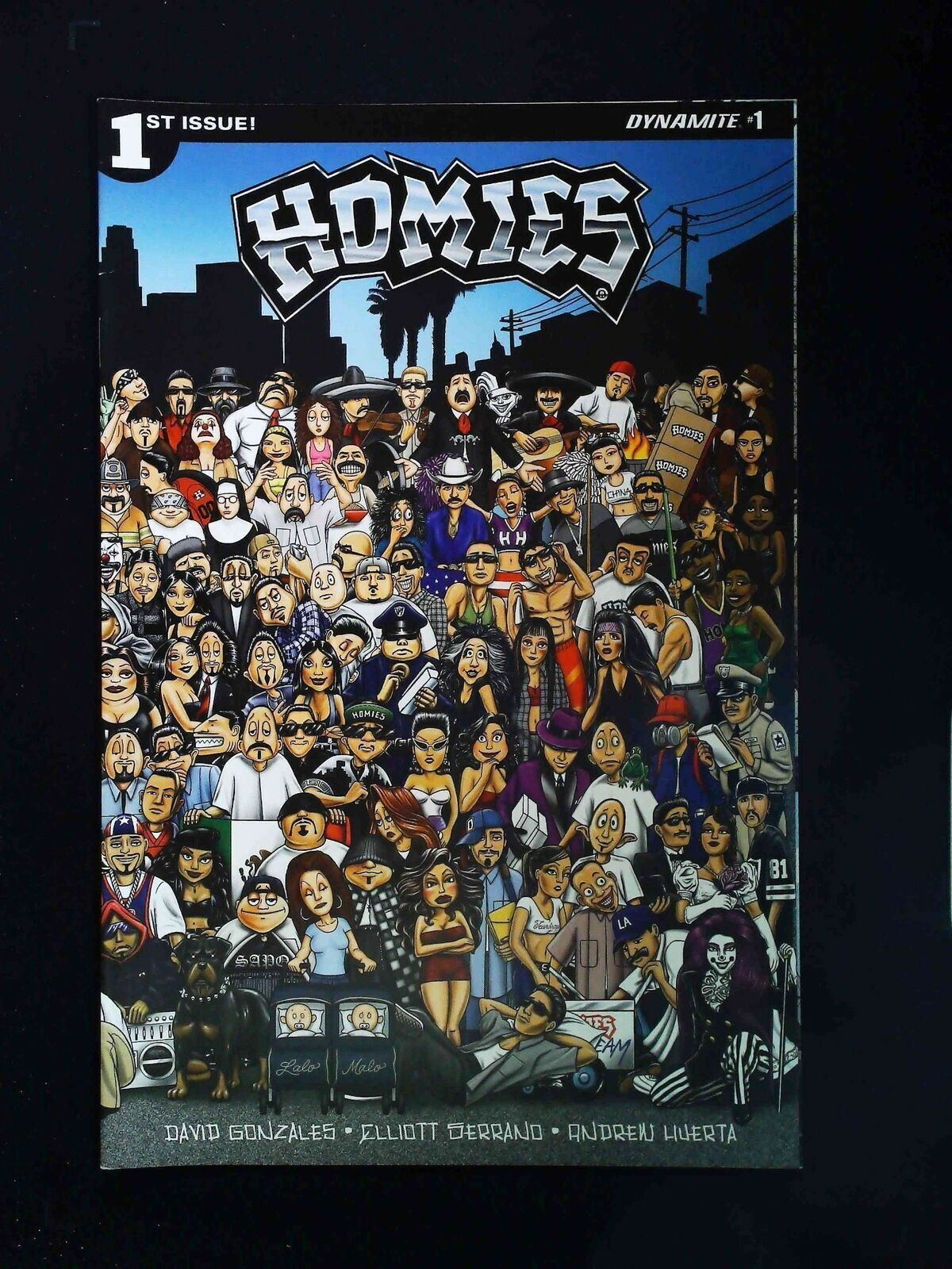 Homies #1B  Dynamite Comics 2016 Nm-  Wra-Paround Variant Cover Rare