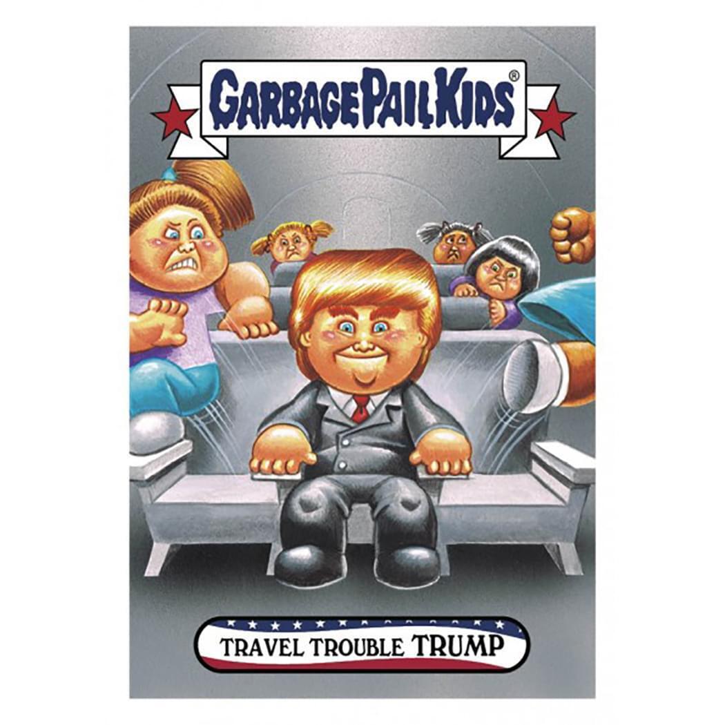 Garbage Pail Kids Disg-Race To The White House Travel Trouble Trump #26
