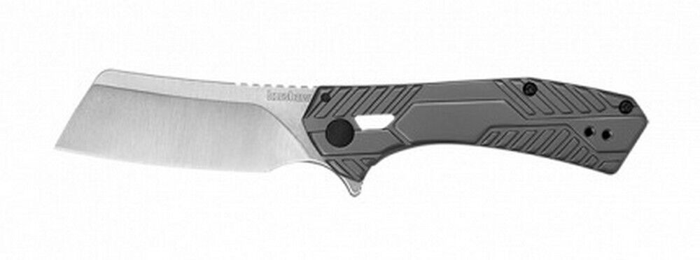 Kershaw Static Framelock Finish Folding Pocket Knife White / Gray Pvd - KS3445