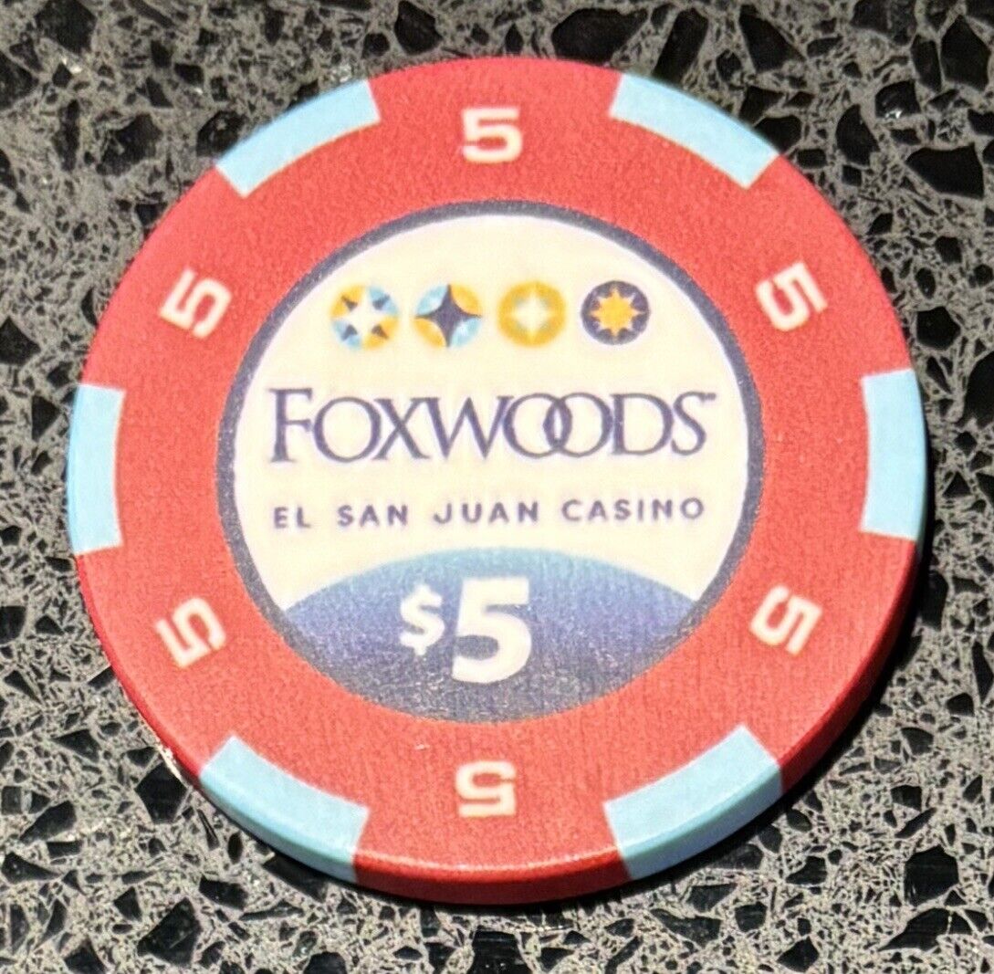 San Juan Foxwoods Casino $5 Chip