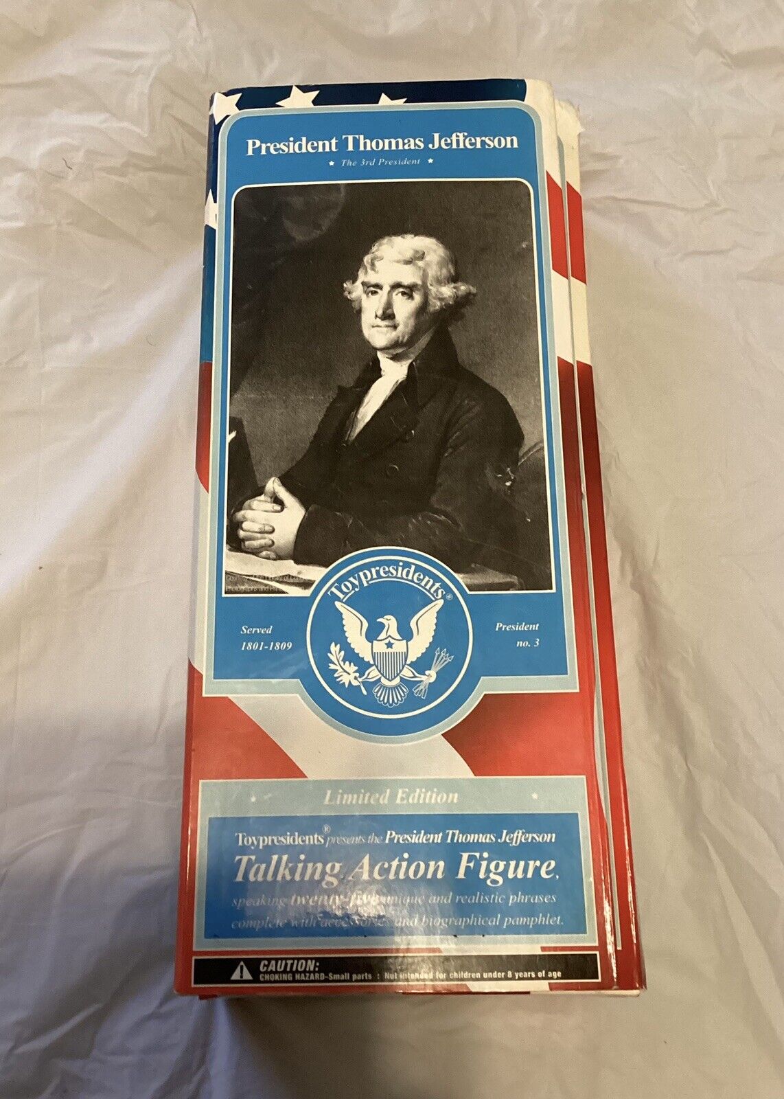 President Thomas Jefferson Toypresidents 2003 Action Talking Figure In The Box