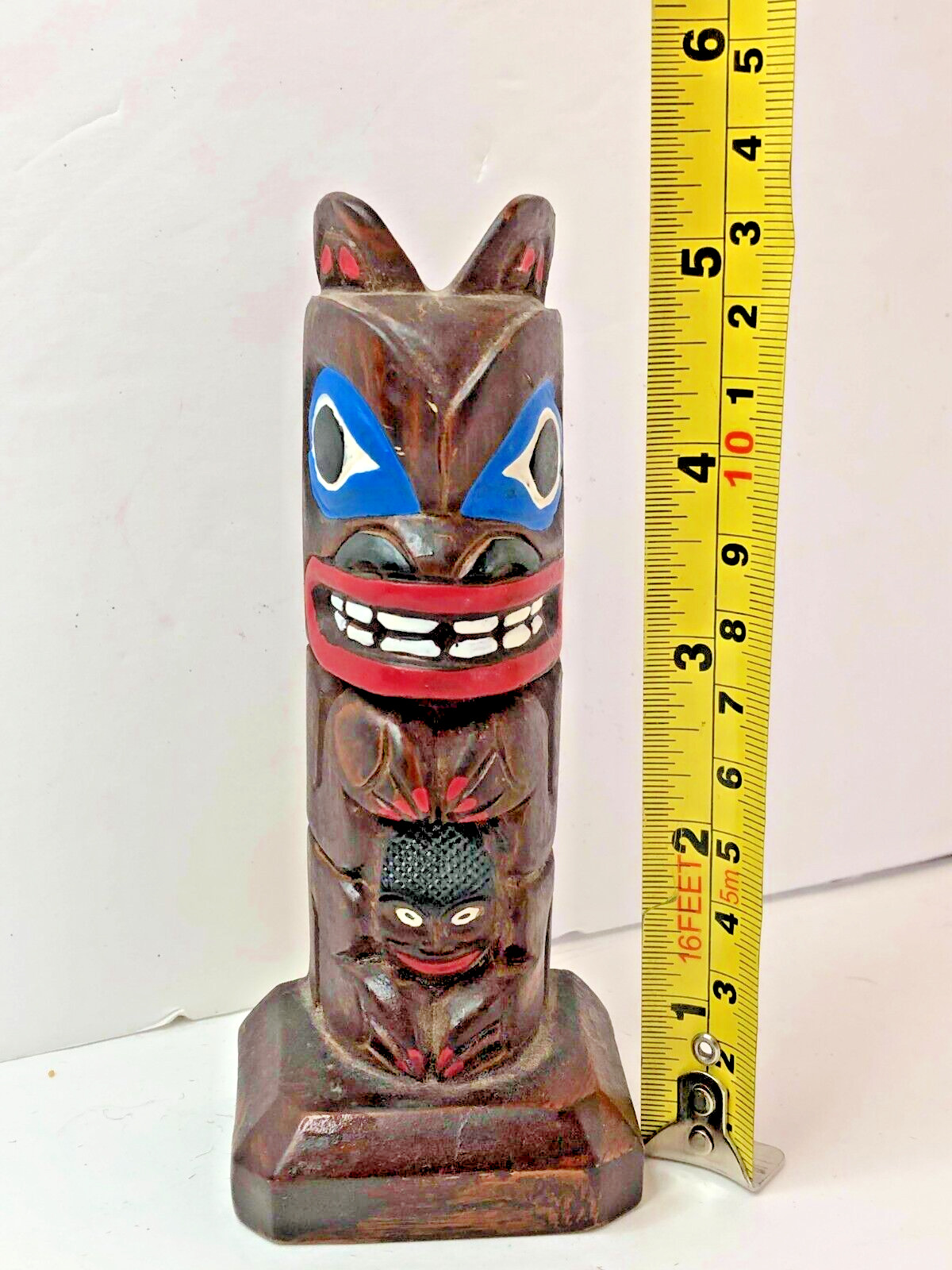 Alaska Craft Vintage Totem Souvenir Authentic Handmade