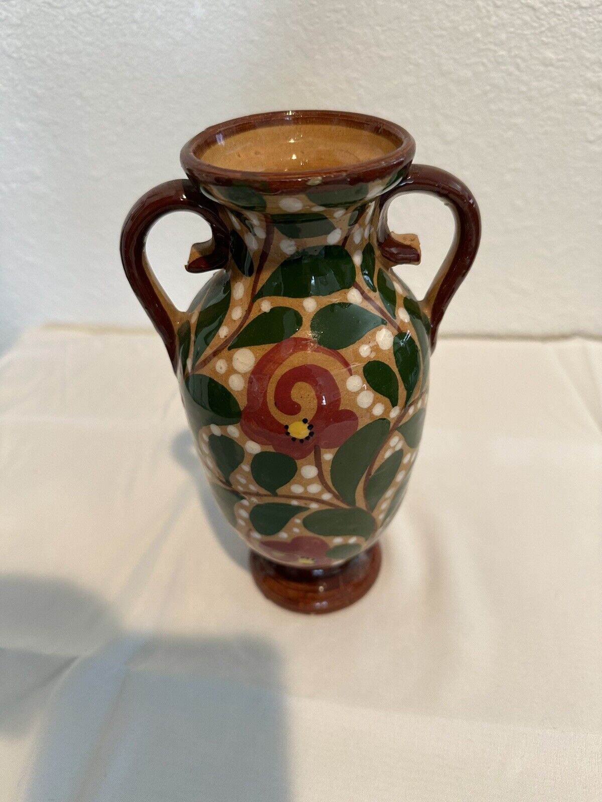 Hand Made Hand Painted Italian Vase