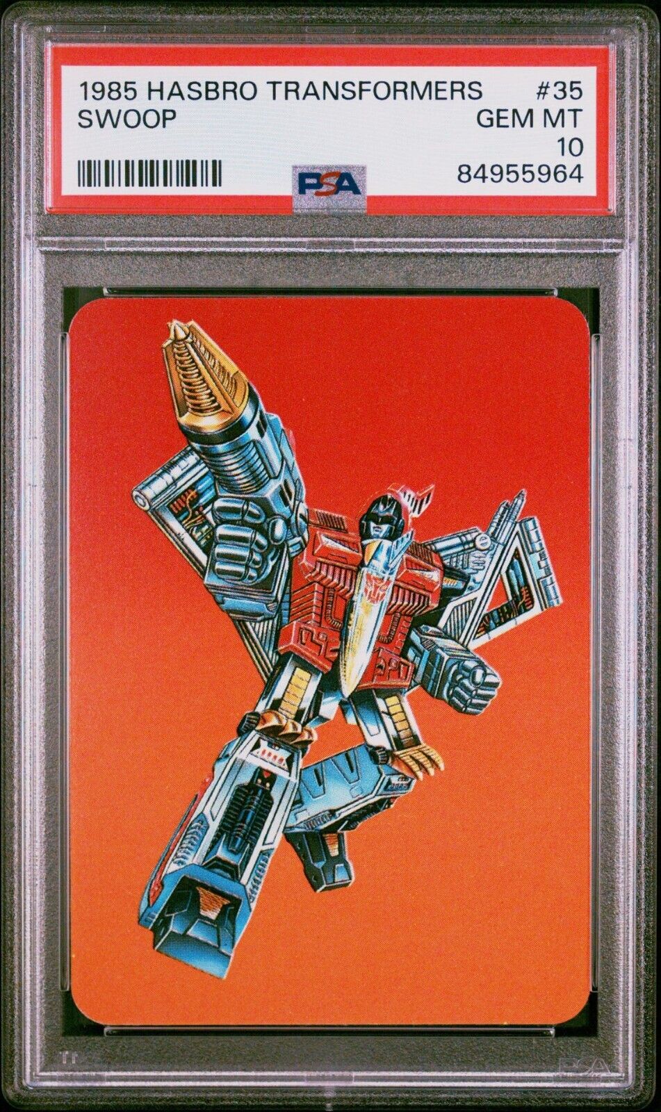 1985 Hasbro Transformers #35 Swoop PSA 10