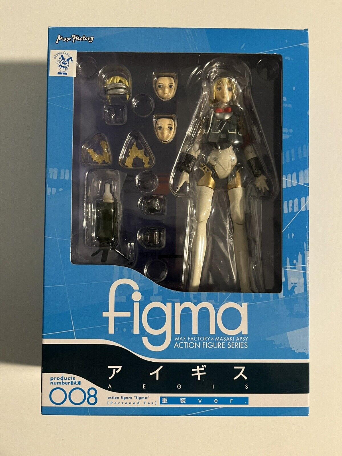 figma Persona 3 Aigis Heavy Armor Ver. Figure #008 Max Factory Japan Used