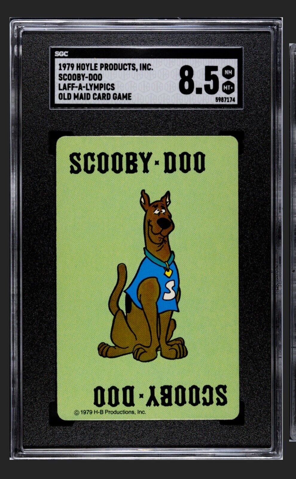 RARE Scooby Doo RC - 1979 Hoyle Hanna Barbera Old Maid -Laff-A-Lympics- SGC 8.5