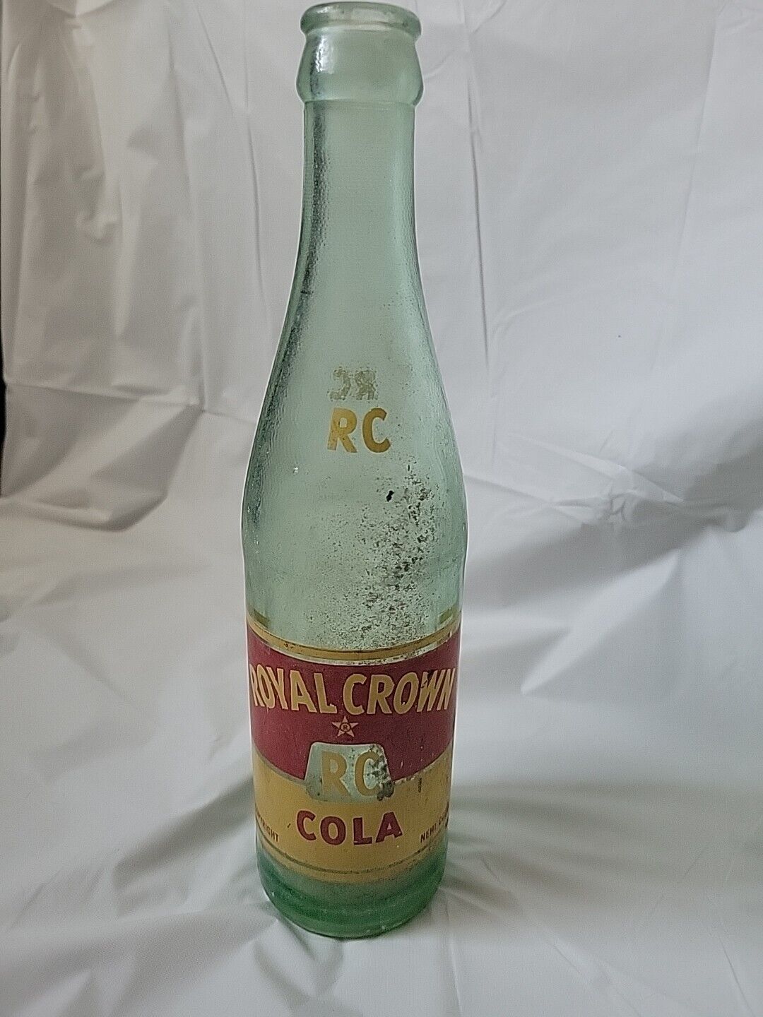 Vintage Royal Crown RC Cola 10oz Green Glass Bottle ~ Paris, TX