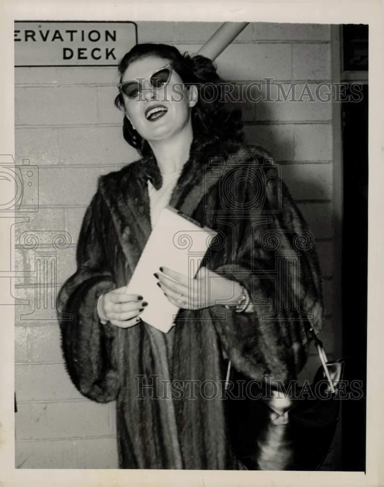 1952 Press Photo Marianne O'Brien Reynolds, former wife of R.J. Reynolds, NY