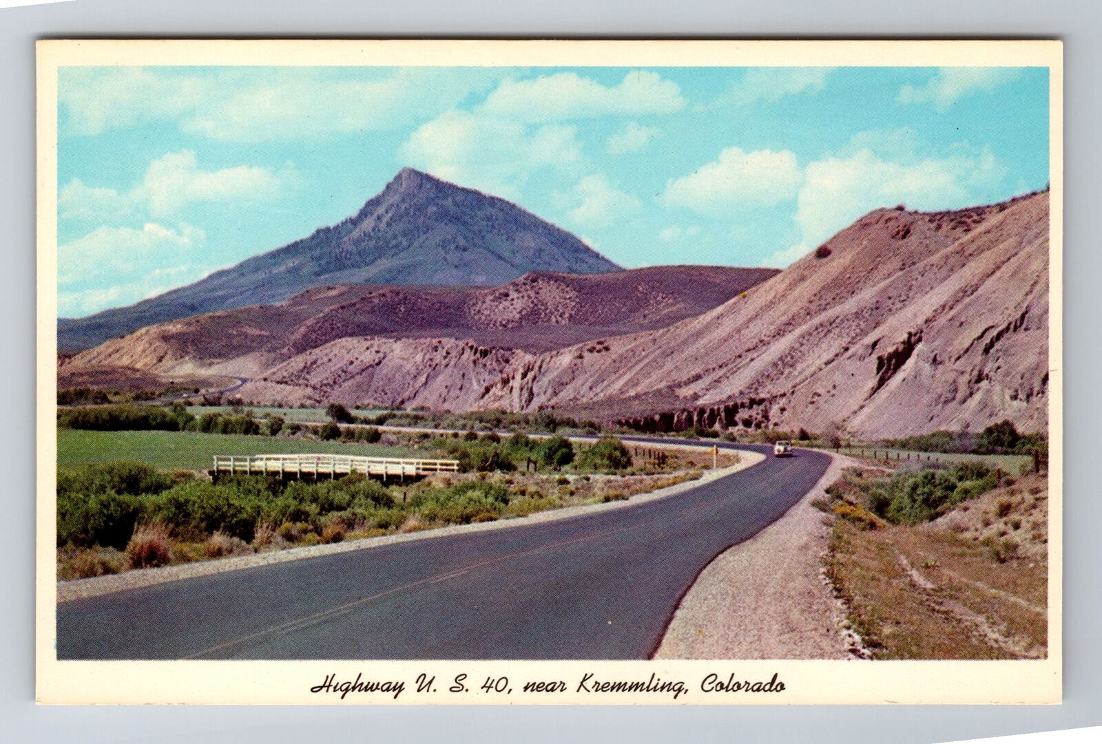 Kremmling CO-Colorado, Highway US 40, Antique, Vintage Souvenir Postcard