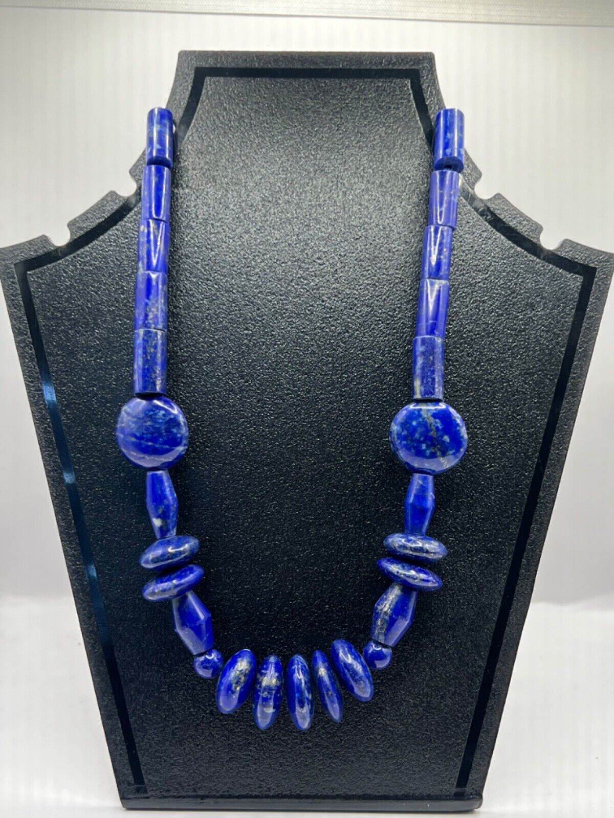 A Very Unique Antique Natural Best Quality Lapis Lazuli’s Stone Unique Necklace