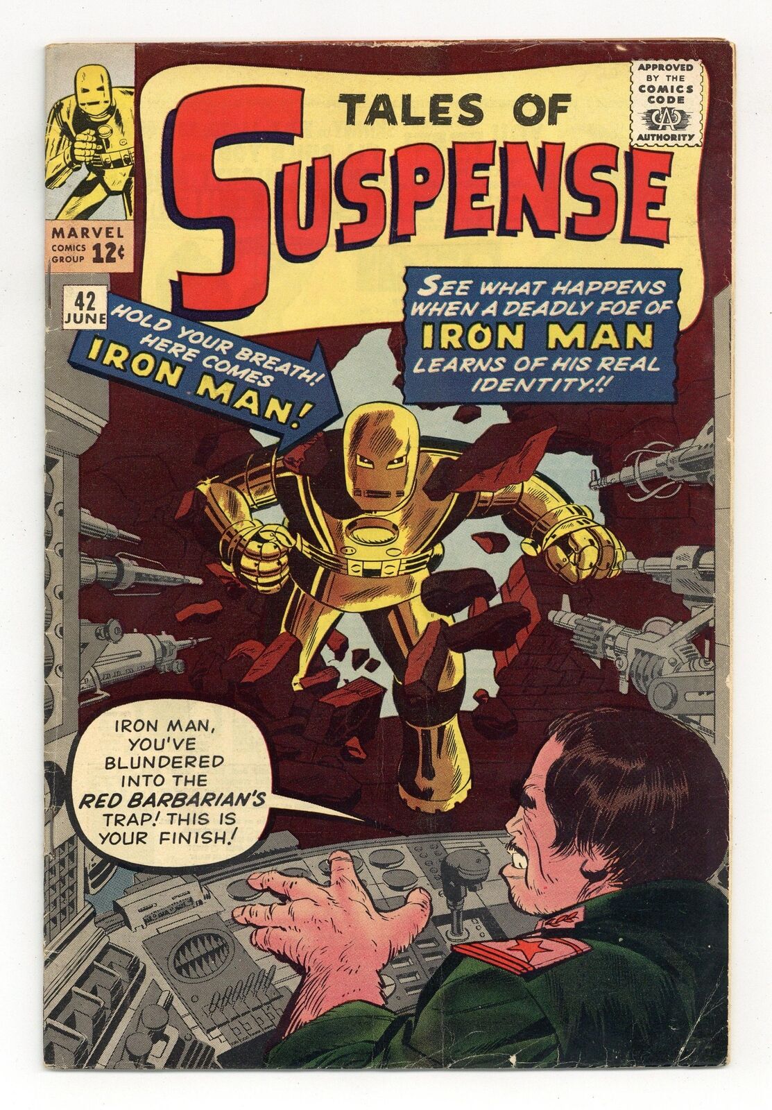 Tales of Suspense #42 VG- 3.5 1963