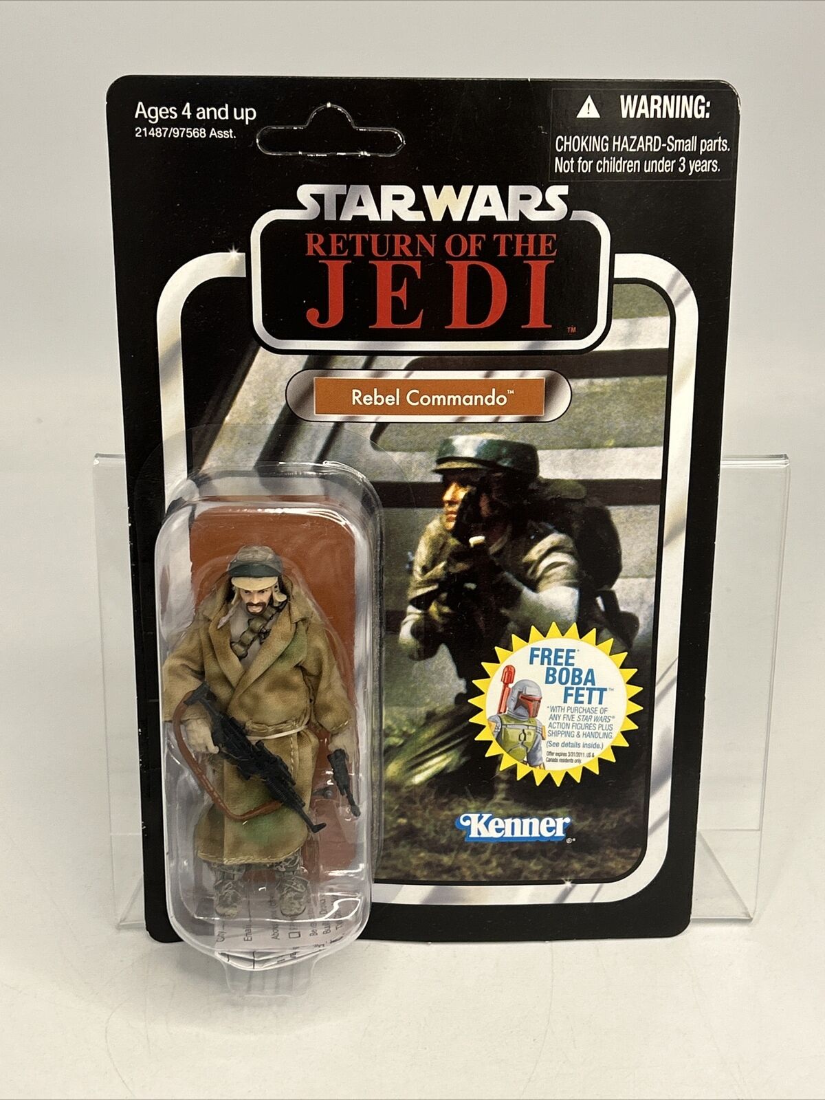 Star Wars- The Vintage Collection- Rebel Commando- VC26 -ROTJ- UNPUNCHED