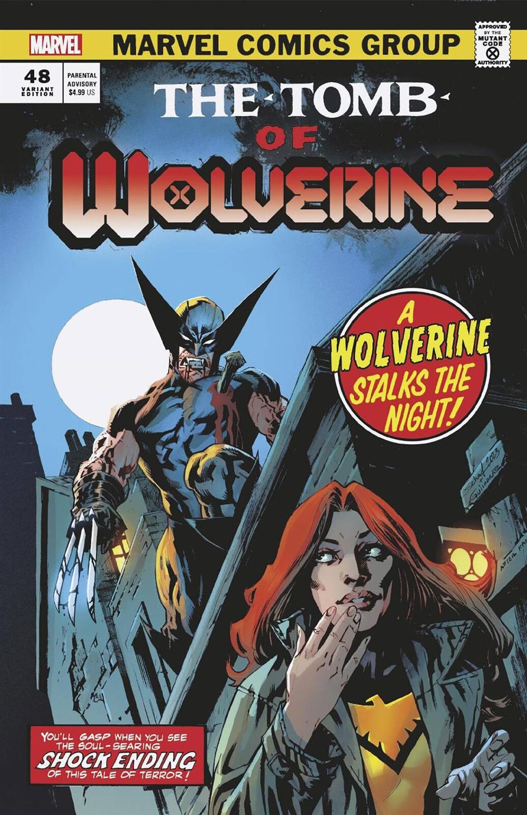 Wolverine #48 Jonas Scharf Vampire Var Marvel Comic Book 2024