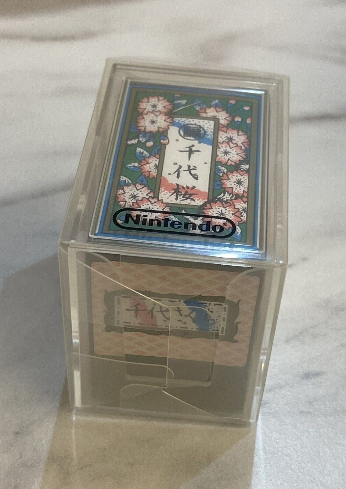 Nintendo Hanafuda Chiyozakura 千代桜/Japanese Playing Cards/Red/New