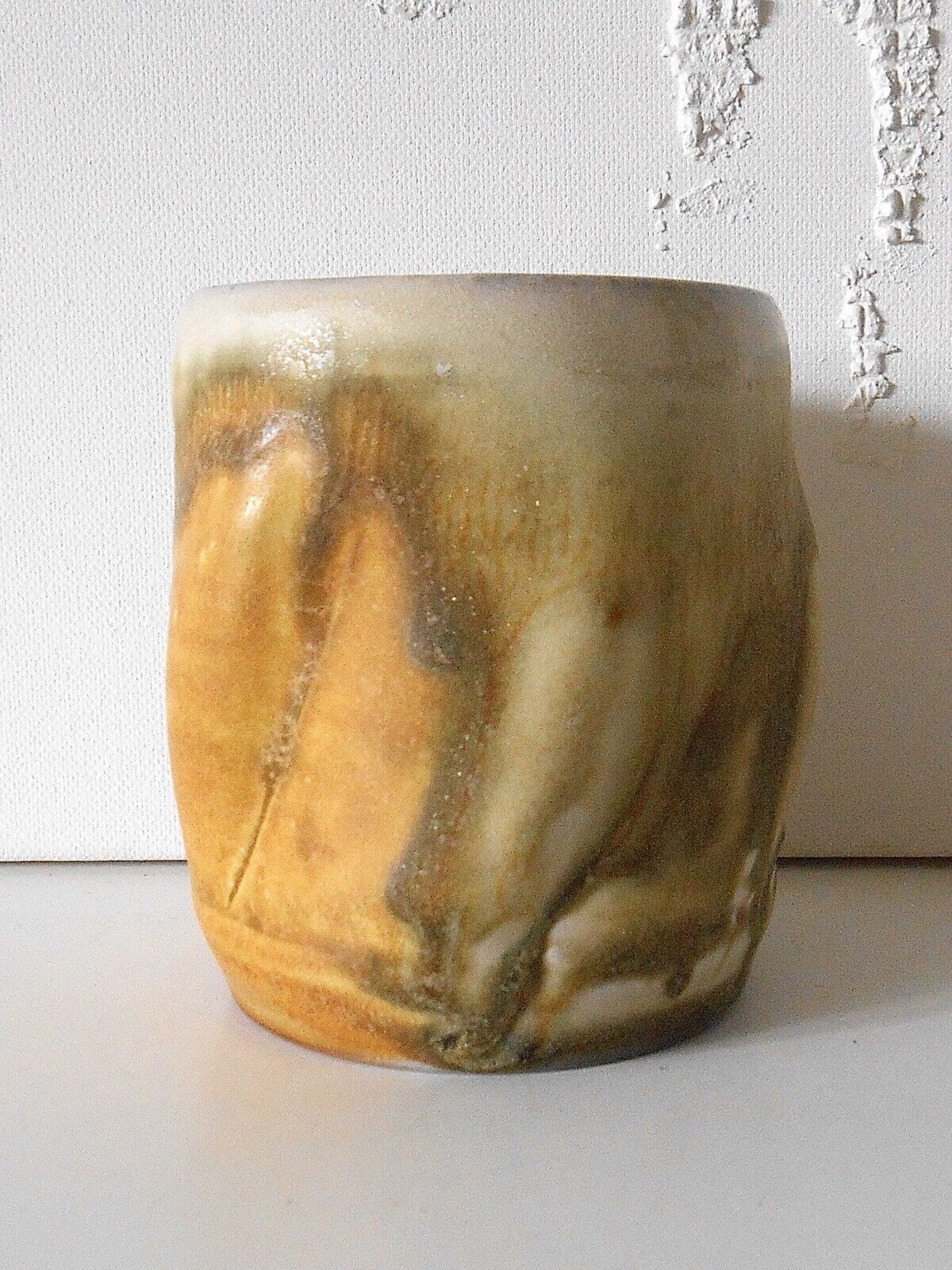 Yunomi Studio Art Pottery Tea Cup Stoneware Handmade Clay Japanese Art Tea Cup